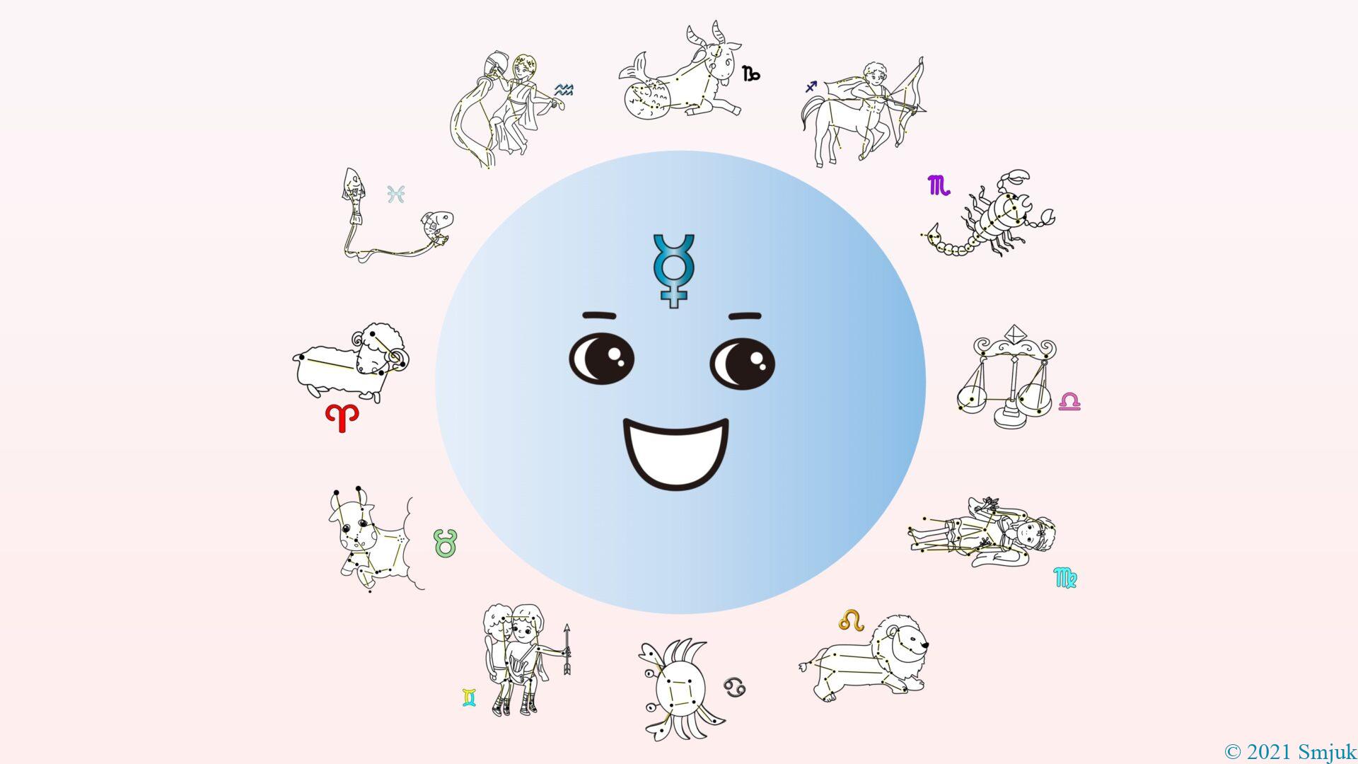 【水星×12星座】西洋占星術における12星座別の性格・特徴 ~ホロスコープを読むときの水星の意味~