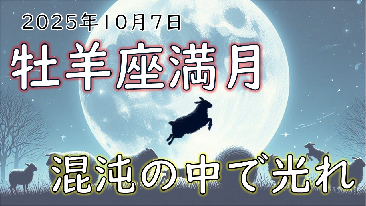 2025年版!牡羊座満月の影響や意味