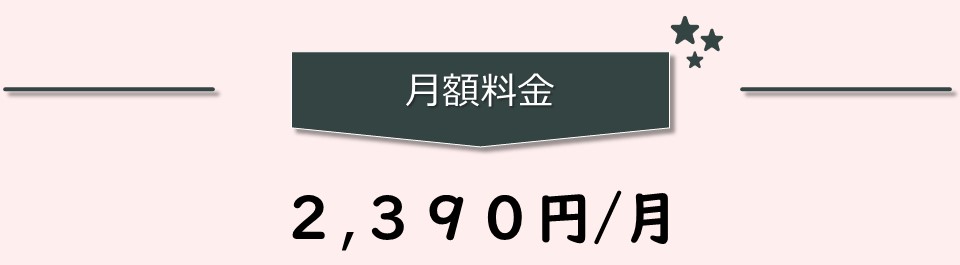 月額料金