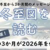 2025年版！冬至図を読む ～冬至のホロスコープから3か月間のメッセージ～