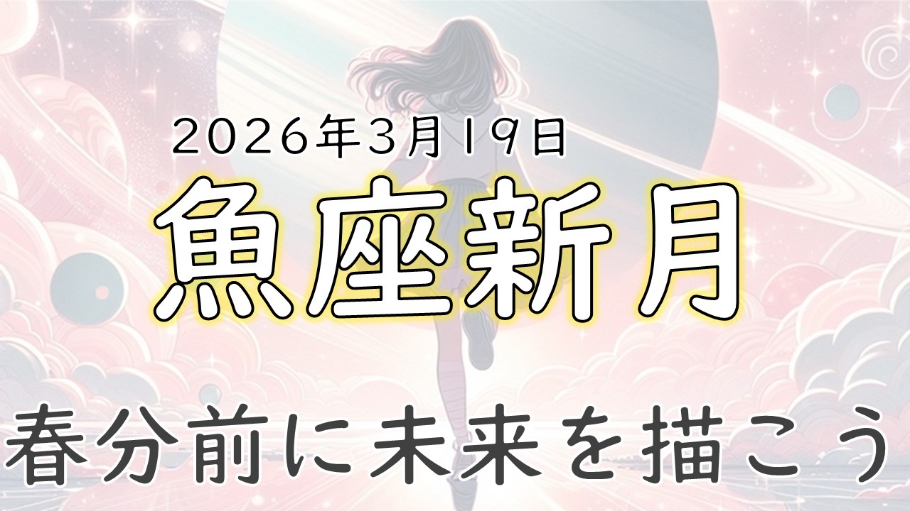 2026年版！魚座新月の影響や意味